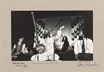 ALLEN GINSBERG (1926-1997) Photograph dated and Signed, AllenGinsberg / 10/6/94 / (AH),